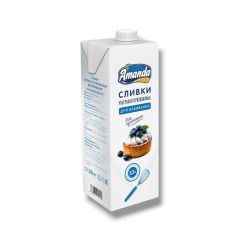Сливки ультрапастеризованные 33% Amanda Иран 1 литр оптом