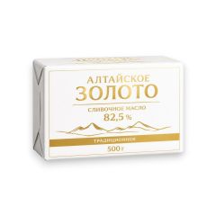 Масло сливочное Алтайское золото 82,5% 500 г