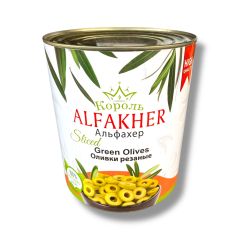 Оливки резаные "ALFAKHER" 3100мл ж/б
