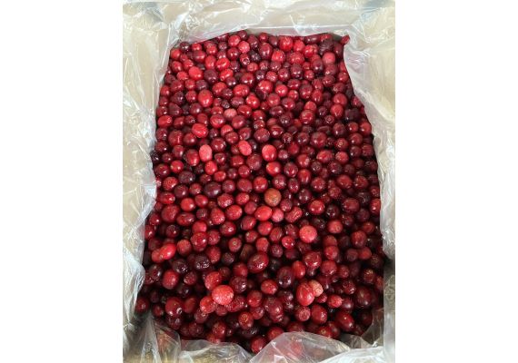 Клюква садовая замороженная 10 кг/кор Китай, изображение 2