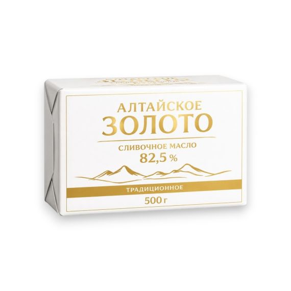 Масло сливочное Алтайское золото 82,5% 500 г