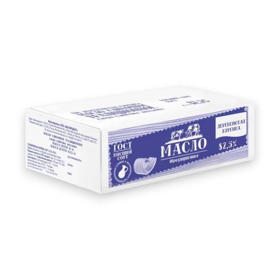 10кг Масло 82,5% Деревенская буренка (вес)