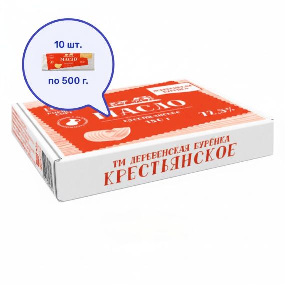 Сливочное масло 72,5% коробка